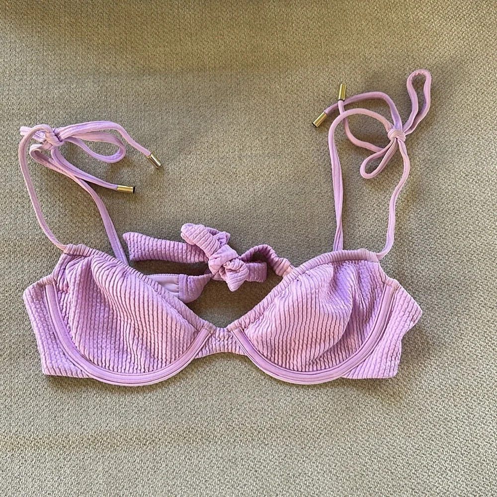 Monday Swimwear moon crinkle top